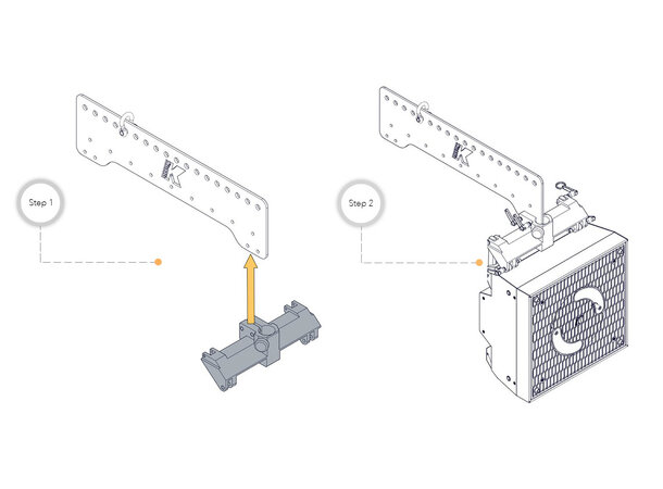 K-Array K-FLY22 Fly and pole adapter for KX12 and KRX 